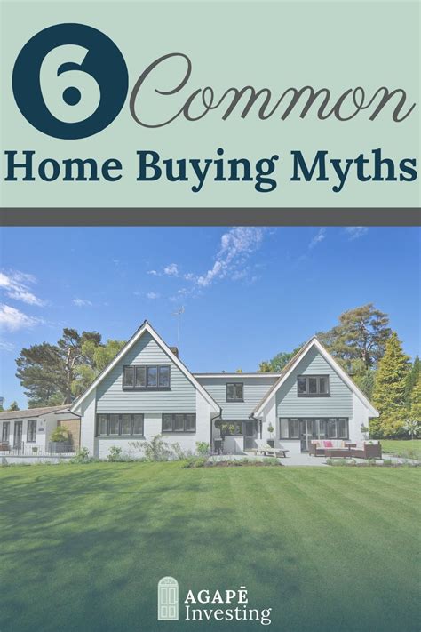 6 Common Home Buying Myths Home Buying First Time Home Buyers Home