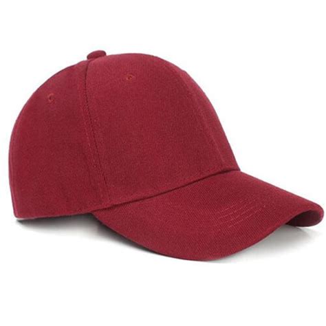 12 Pieces Unisex Plain Baseball Cap Solid Color Hat Adjustable Wool