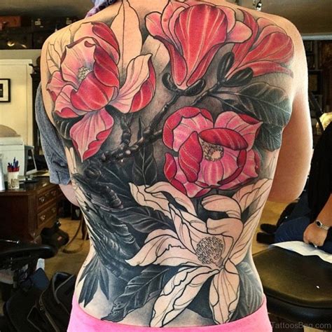 100 tastefully provocative back tattoos for women. 54 Great Magnolia Tattoos For Back