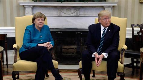 Trump Going Into Merkel Meeting With The Upper Hand On Air Videos