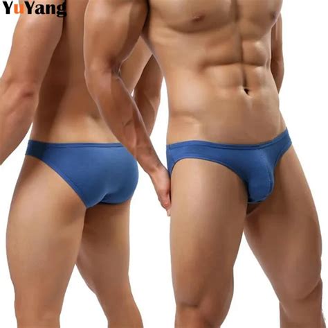 Sexy Mens Underwear Modal Briefs Shorts Soft Bulge Pouch Underpants Slip Homme Plus Size Men S