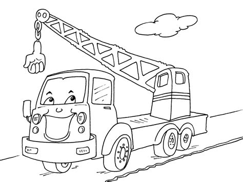 Dessins Gratuits à Colorier Coloriage Camion à Imprimer