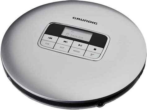 Grundig Gcdp 8000 Portable Cd Player Silver Black Exotique