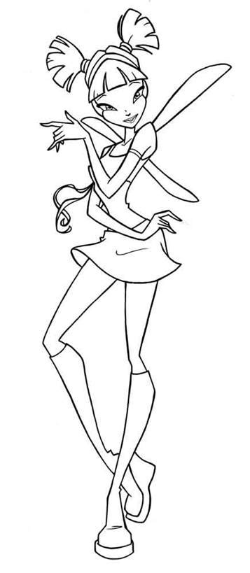 Kidsnfun 28 Kleurplaten van WinX Club