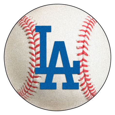 Fanmats 20333 Baseball Mlb Los Angeles Dodgers Round Nylon Area