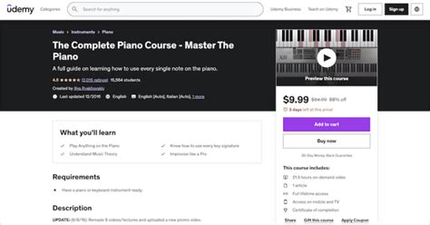 10 Of The Best Online Piano Lessons And Courses In 2024