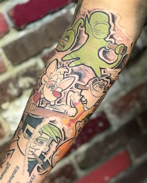 90s Tattoo By Rokmaticink 90s Cartoon Tattoos 90s Baby Tattoo