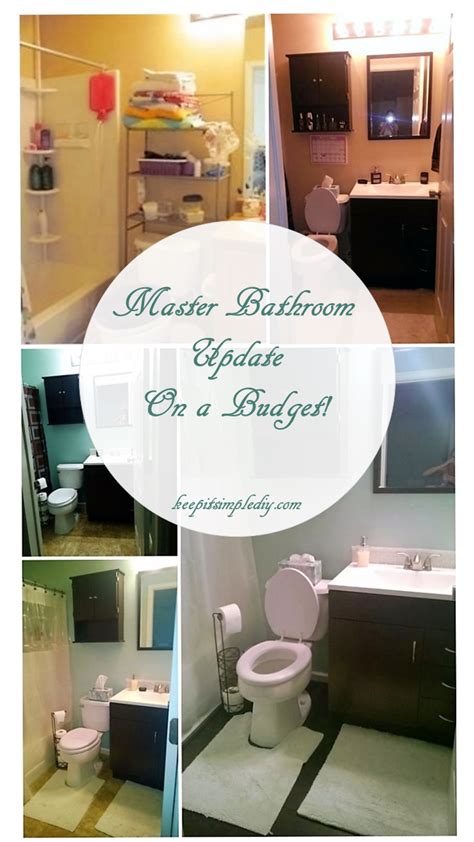 Master Bathroom Upgrade On A Budget Keep It Simple Diy