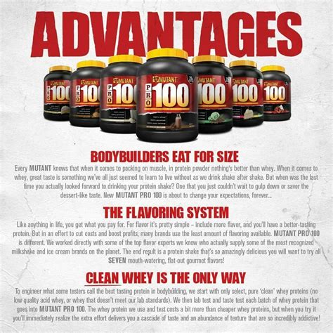 Mutant Pro | 100% Whey Protein Powder, Clean, 25g Protein ...