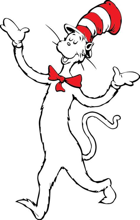 Cat In The Hat Svg Etsy