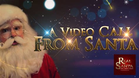 Real Santa Live Video Call From Santa Youtube
