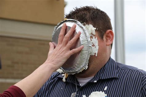 Photo Gallery Arvest Bank Associates Take A Pie In The Face For A