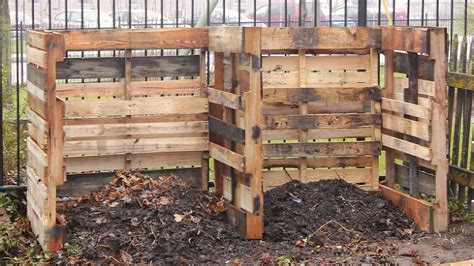 How To Build A Composting System From Pallets Compost Bin Pallet