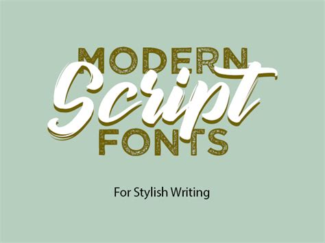30 Modern Script Fonts For Branding Fonts Graphic Design Junction