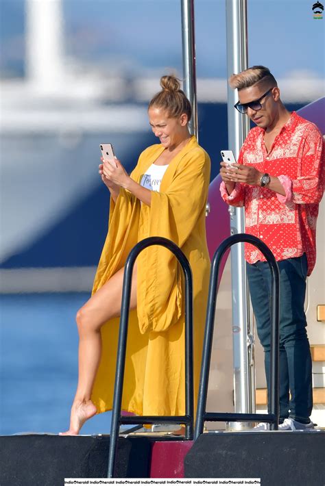 Jennifer Lopez Hot In A Swimsuit On A Yacht In Saint Tropez