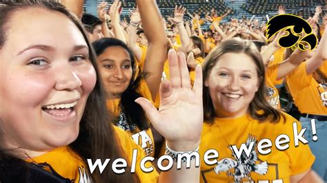 Sunday, monday, tuesday, wednesday, thursday, friday, saturday, sunday, monday, tuesday. Freshman Welcome Week at University of Iowa!! | ON IOWA ...