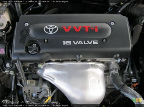 24 Liter Dohc 16 Valve Vvt I 4 Cylinder Engine For The 2003 Toyota