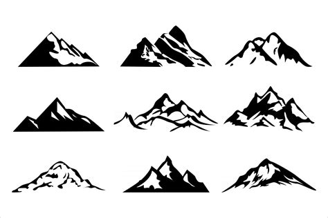 Mountain Peak Vector Art Icons And Graphics For Free Download