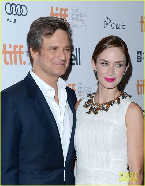 emily blunt arthur newman tiff premiere with colin firth photo 2718725 colin firth emily