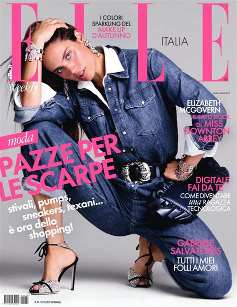 Sara Sampaio In Elle Magazine Italy October 2019 Hawtcelebs