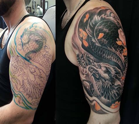 Https://tommynaija.com/tattoo/cover Up Dragon Tattoo Designs