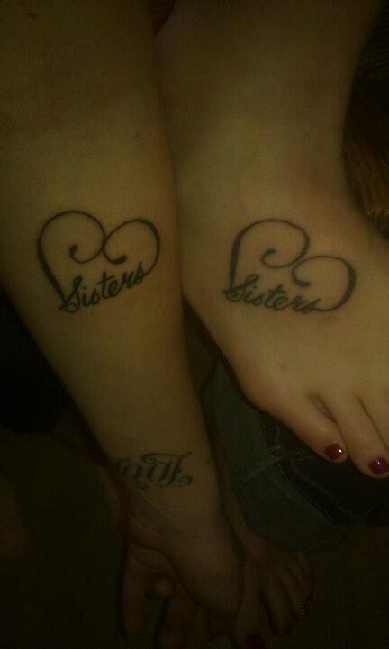 Sister Tattoos I Would Do This But Get My Sisters Name In The Heart