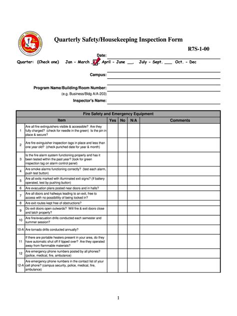 Housekeeping Checklist 2020 2022 Fill And Sign Printable Template