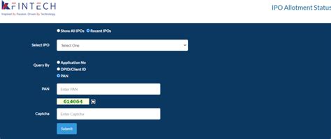 Link intime india private ltd is the registrar for the ipo. IPO Allotment link and IPO Allotment status - only 30 second