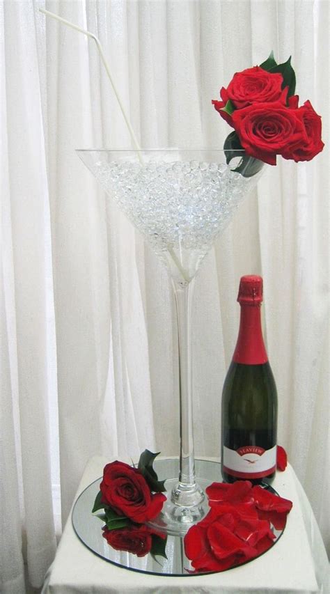 Tall Martini Glass For Centerpieces Martini Glass Vase 16 20 23 Wedding Centerpiece Tall