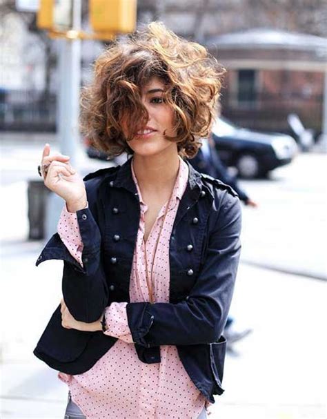 All you need is a pencil and a flat iron. 20+ Short Brown Curly Hair | Short Hairstyles 2017 - 2018 ...