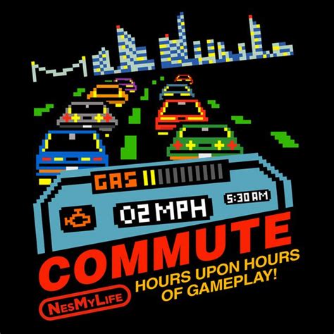 An Advertisement For A Computer Game Called Compute Commute Hours Upon