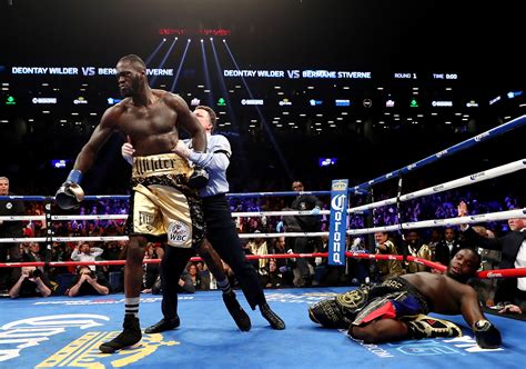 Deontay Wilder Knocks Opponent Out Cold With A Bone Crushing First Round KO For The Win