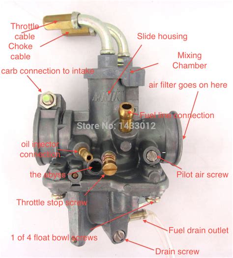 qt50 carb diagram and basic carb adjustments yamaha qt50 luvin and other nopeds