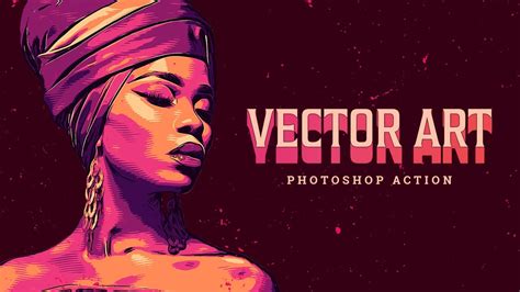 Vector Art Photoshop Action Tutorial Youtube