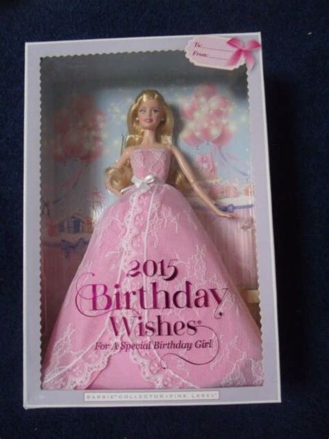 2015 Birthday Wishes Barbie Ebay