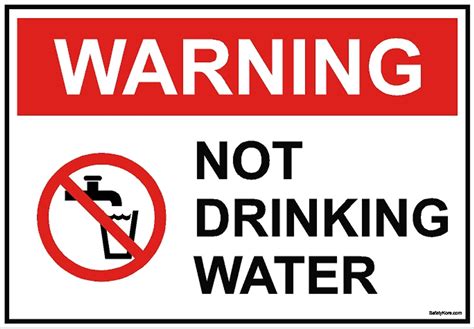 Do Not Water Sign
