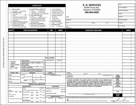 Choose the best customize template for hvac blank invoice templates from large varieties so that it suits your need. Stop Work order Template Lovely Heating and Air Conditioning Invoice Work order | Templates