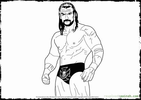 Wwe Triple H Coloring Page Clip Art Library