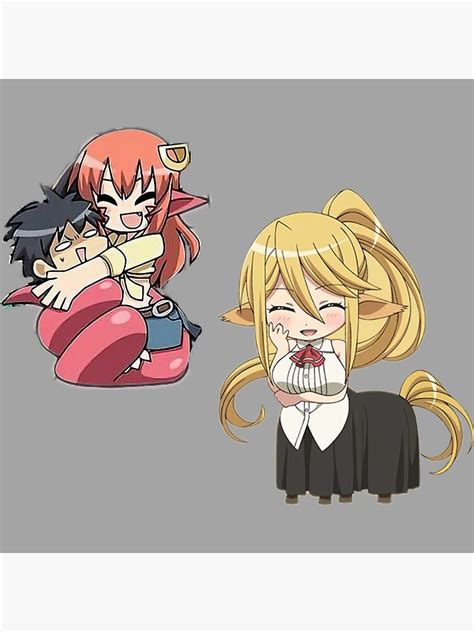 Kimihito Kurusu Meroune Lorelei Centorea Shianus Monster Musume Chibi Having Laugh