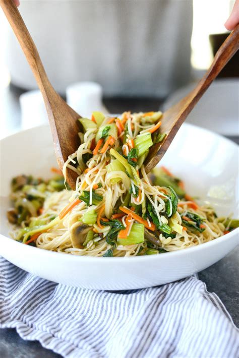 Chinese Vegetable Noodle Stir Fry Simply Scratch