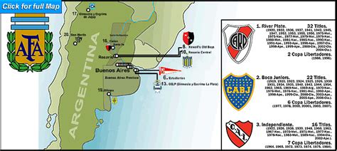 Primera Division Map Primera Division Argentina 2008 Apertura Map