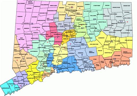 State Of Ct Map With Towns Printable Map Images And Photos Finder