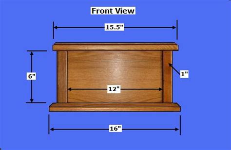 Free Wood Cremation Urn Box Plans How To Build Wood Cremation Urns