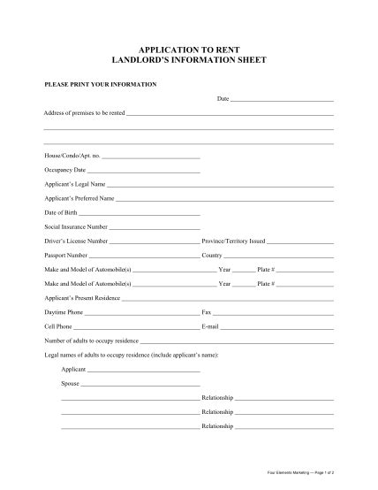 Basic Rental Applications Printable Fill Out Sign Online Dochub Hot Sex Picture