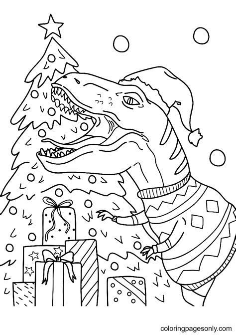 Christmas Animals Coloring Pages Printable for Free Download