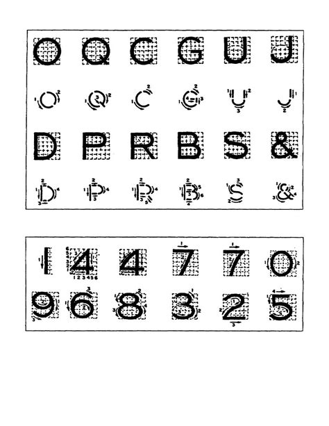 Figure 1 20 Gothic Numerals