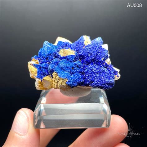 Azurite And Chrysocolla On Quartz From Yunnan China Newly Found Spar