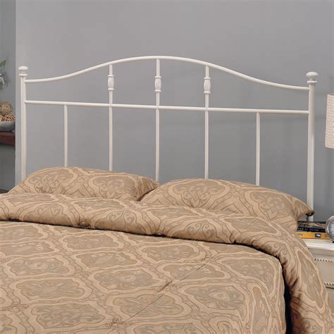 Queen headboard gilt metal shabby chic paris gold scroll 64w 64h. Coaster Iron Beds and Headboards Full/Queen Cottage White ...