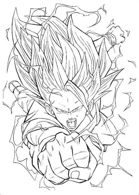 Dibujos para colorear de Dragon Ball Z