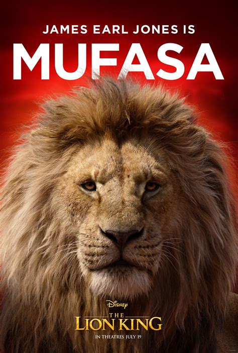 The Lion King Film 2019 New Character Posters